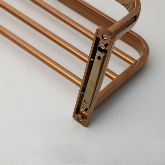 Achterzijde rose gouden handdoekrek