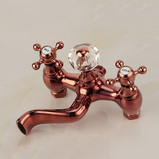 Bad kraan rose goudkleurig