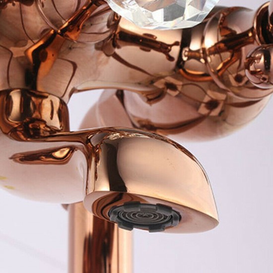 Badkraan uitloop rose goud