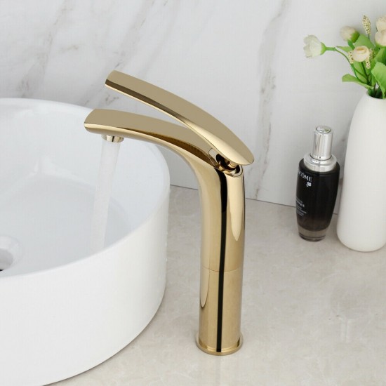 Badkramerkraan goud hoog