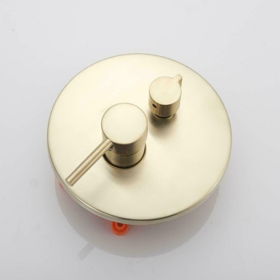 Bedieningspaneel goudkleurig geborsteld