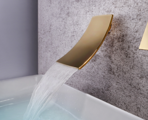 Bered waterval kraan goud kleurig