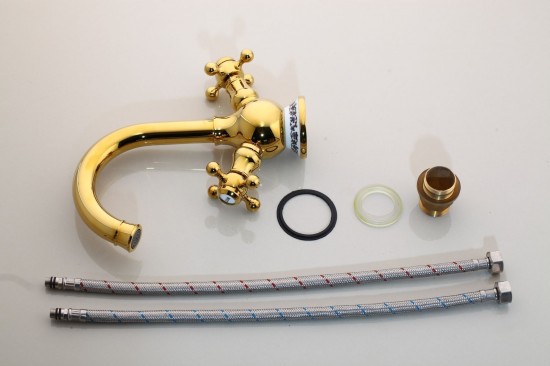 Complete set gouden kraan