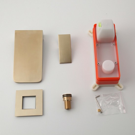 Complete set mat gouden watervalkraan