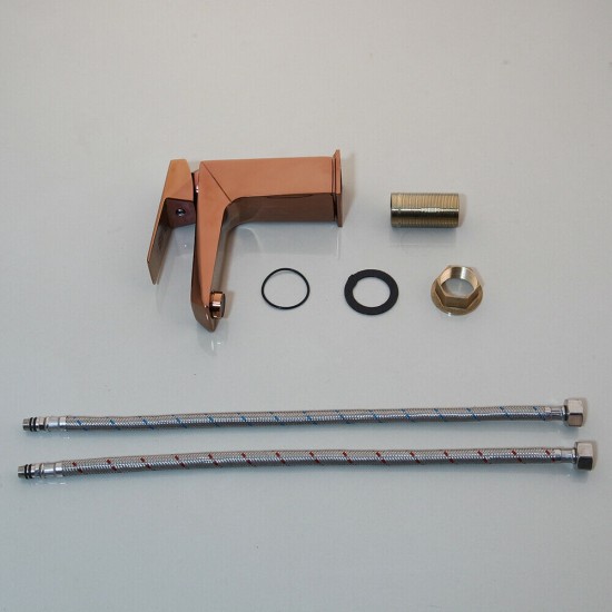 Complete set rose gouden wastafel