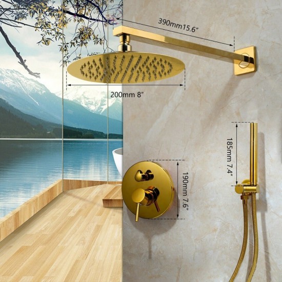 Details gouden douche