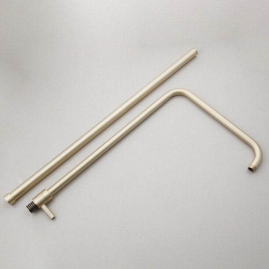Douche stangen mat goud