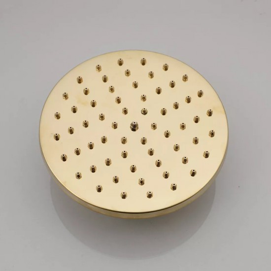 Douchekop thermostatische goudkleurige opbouw doucheset