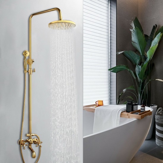 Doucheset goudkleurig