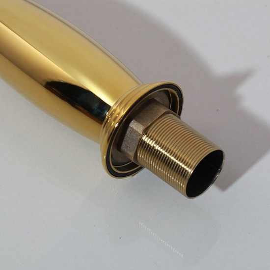 Draadbuis gouden kraan