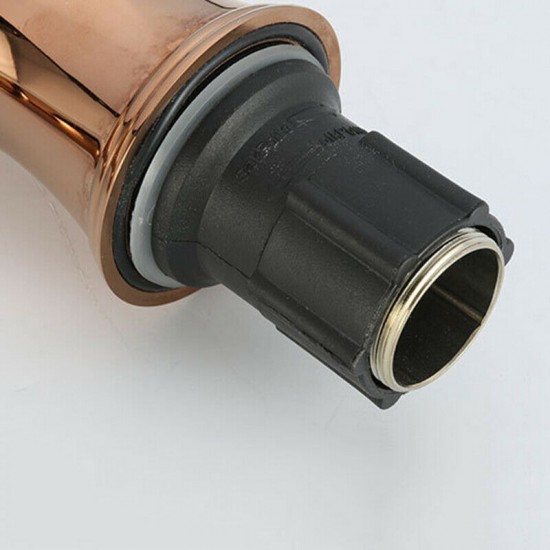 Draadbuis rose gouden kraan