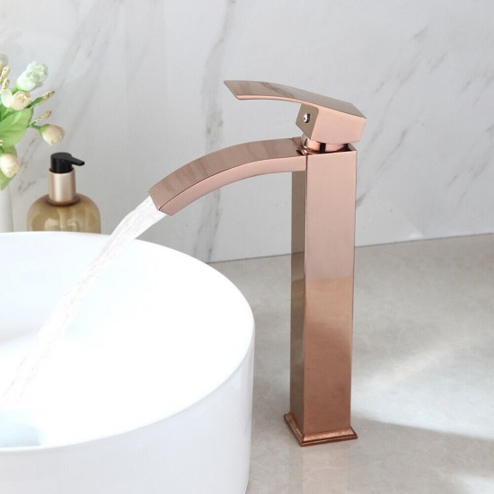 Elegante rose goudkleurige mengkraan