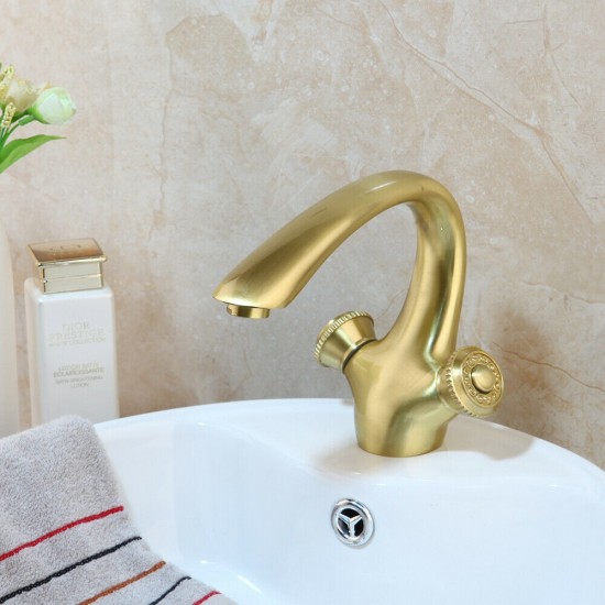 Gebogen kraan sunshine kleur