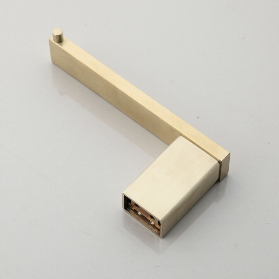 Geborsteld goud wc papier houder