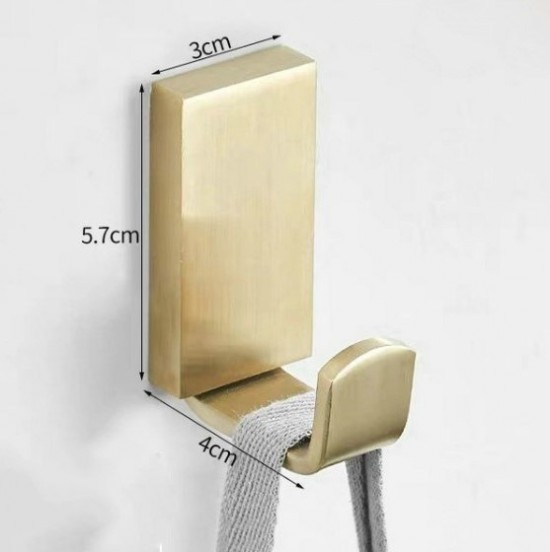 Geborsteld goudkleurige haak