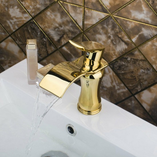 Goud glanzende kraan 0