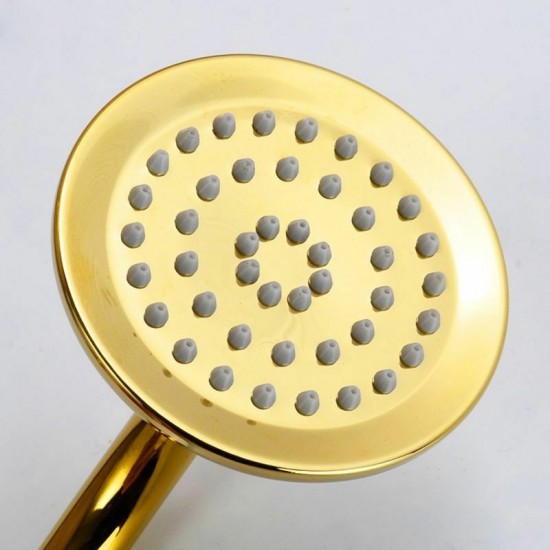 Goud handdouche uitloop