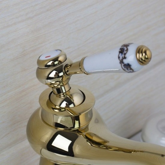 witte hendel gouden kraan