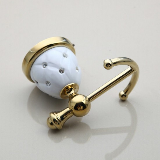 Gouden badkamer haakje