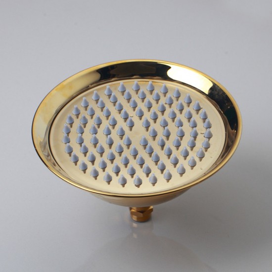 Gouden douchekop 200mm