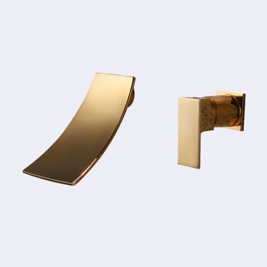 Gouden muur kraan waterval