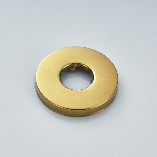 Goudkleurige afwerk rozet