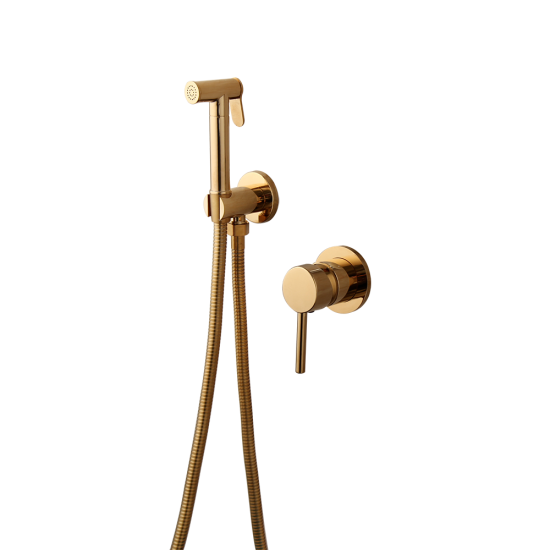 Goudkleurige bidet  kraan badkamer toilet
