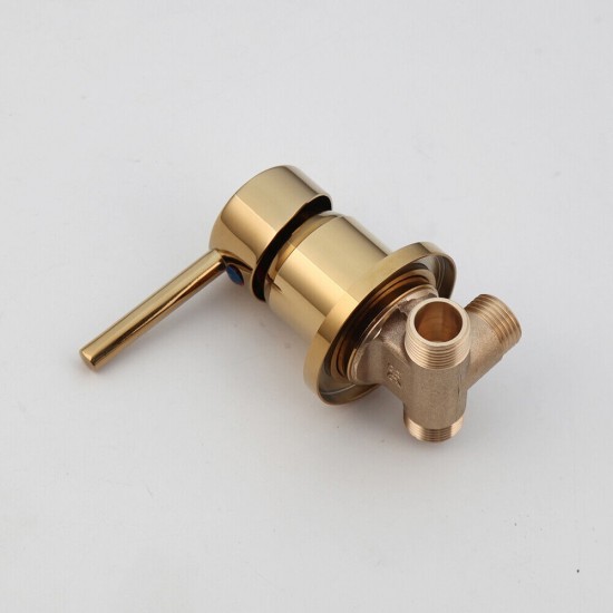 Goudkleurige bidet sproeier kraan bediening