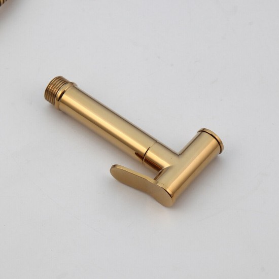 Goudkleurige bidet sproeier kraan