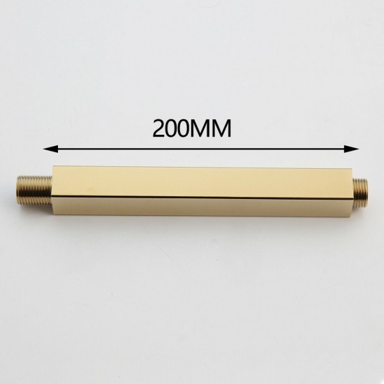 Goudkleurige plafond douche stang