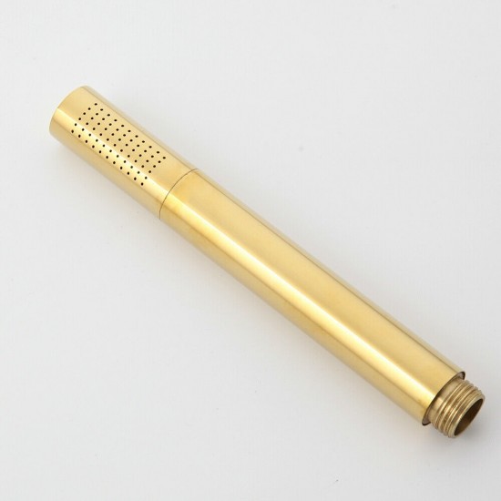 Goudkleurige staaf handdouche