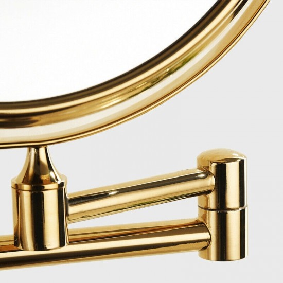 Goukleurige opmaak spiegel