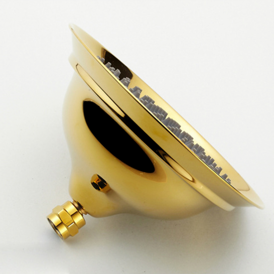 Grote regendouche goud