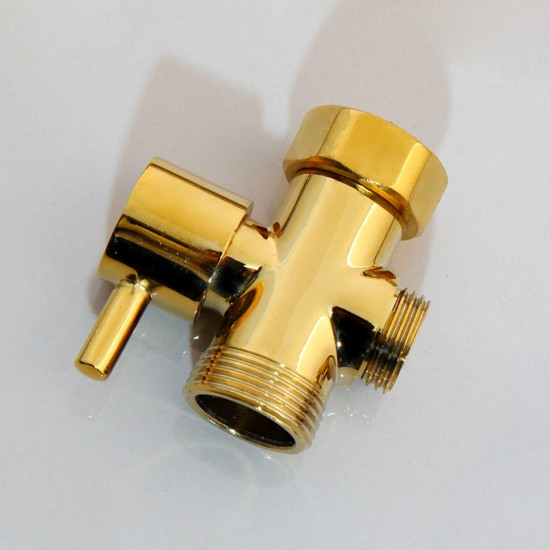 Handdouche kraantje goud