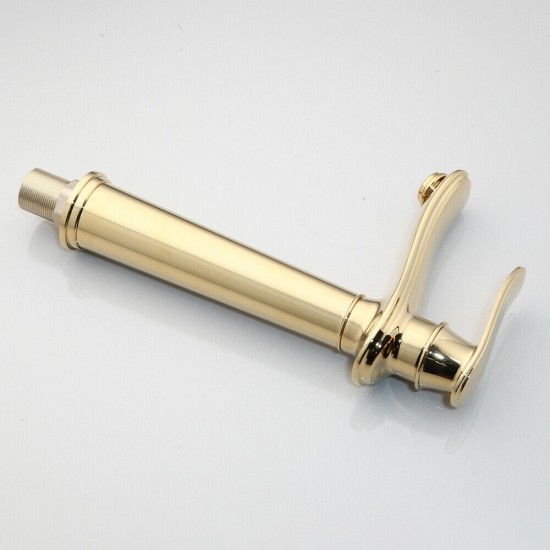 Hoge goud gepolijste kraan voor badkamer