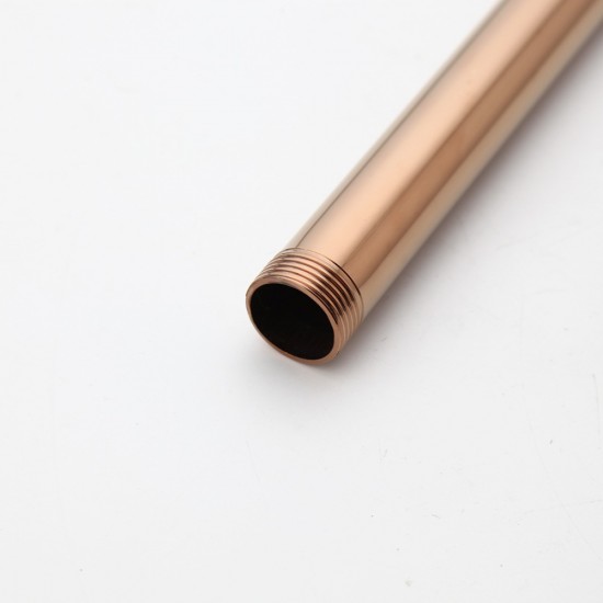 rosé goudkleurige verlengpijp