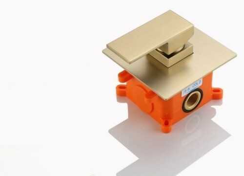 Inbouw douche-hendel mat goud