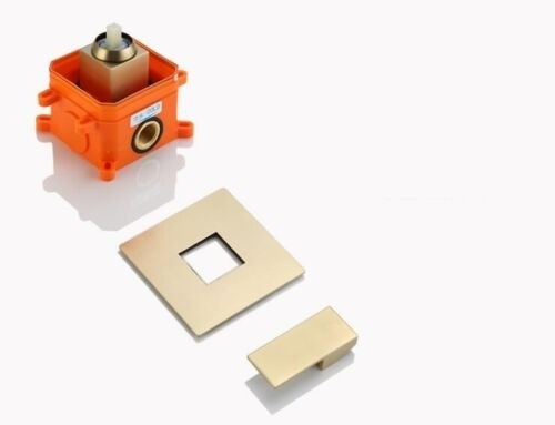 Inbouw set douche geborsteld goud