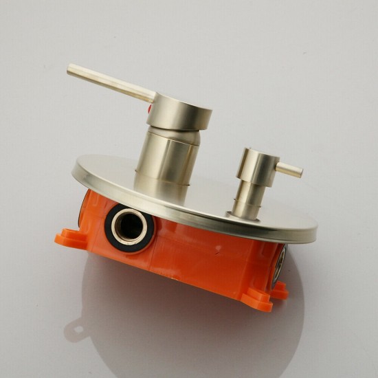 Inbouwdeel mat gouden kraan