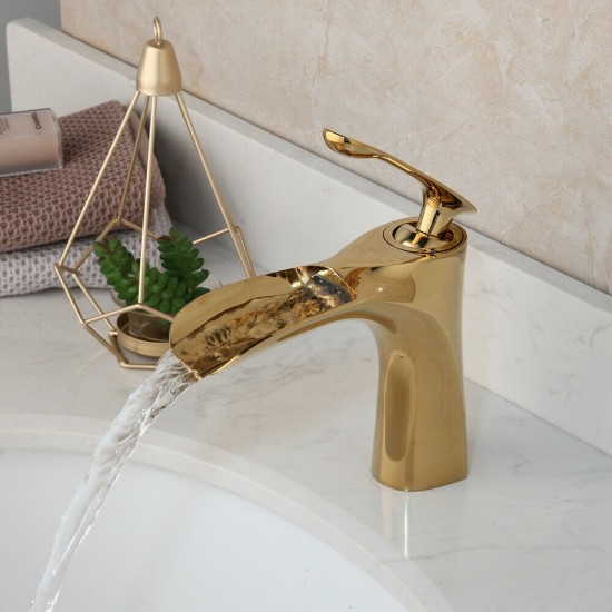 Kraan goud badkamer 1