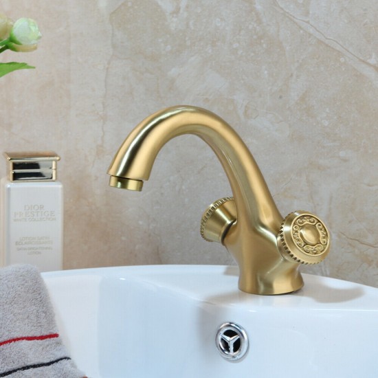 Kraan wastafel sunshine goud