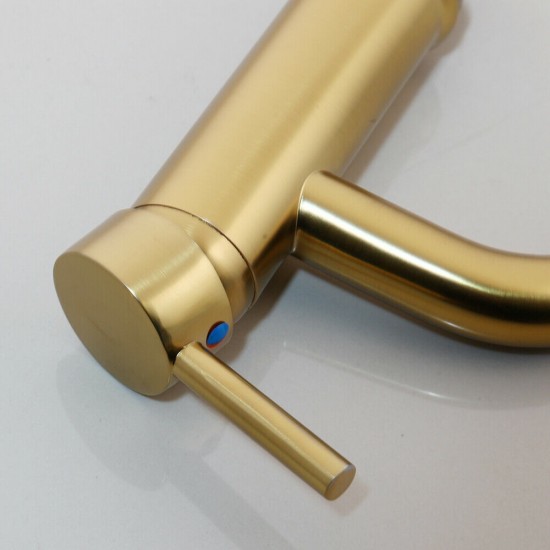 Mat gouden bedieningshendel 0