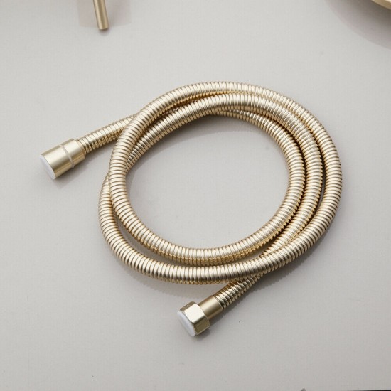 Mat gouden doucheslang 150 cm