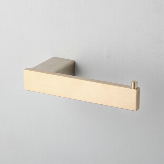 Mat gouden toilerpapier houder