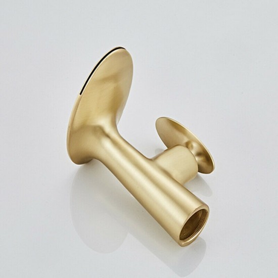 Mat gouden wastafel kraan