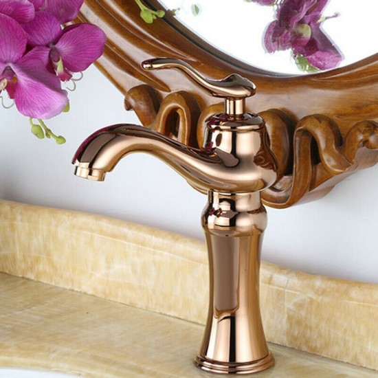 Meng kraan rose goud afgewerkt