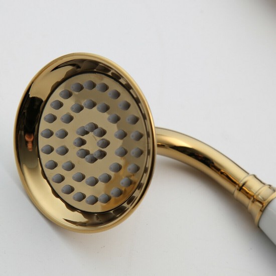 Nostalgische goudkleurige handdouche