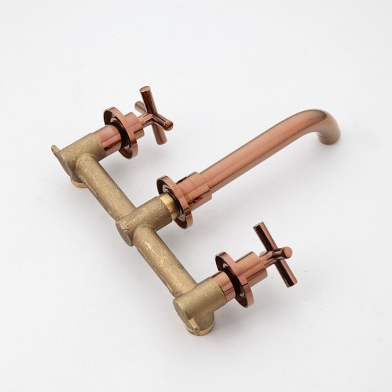 R22 inbouw kraan wastafel rose goud