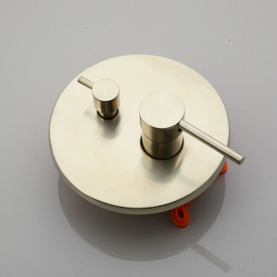 Rond bedieningspaneel mat goud