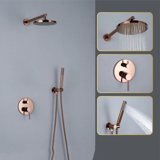 Rose gouden douche set